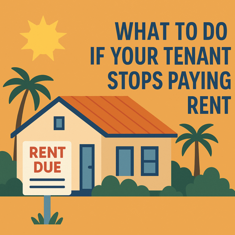 What to Do if Your Tenant Stops Paying Rent in Florida